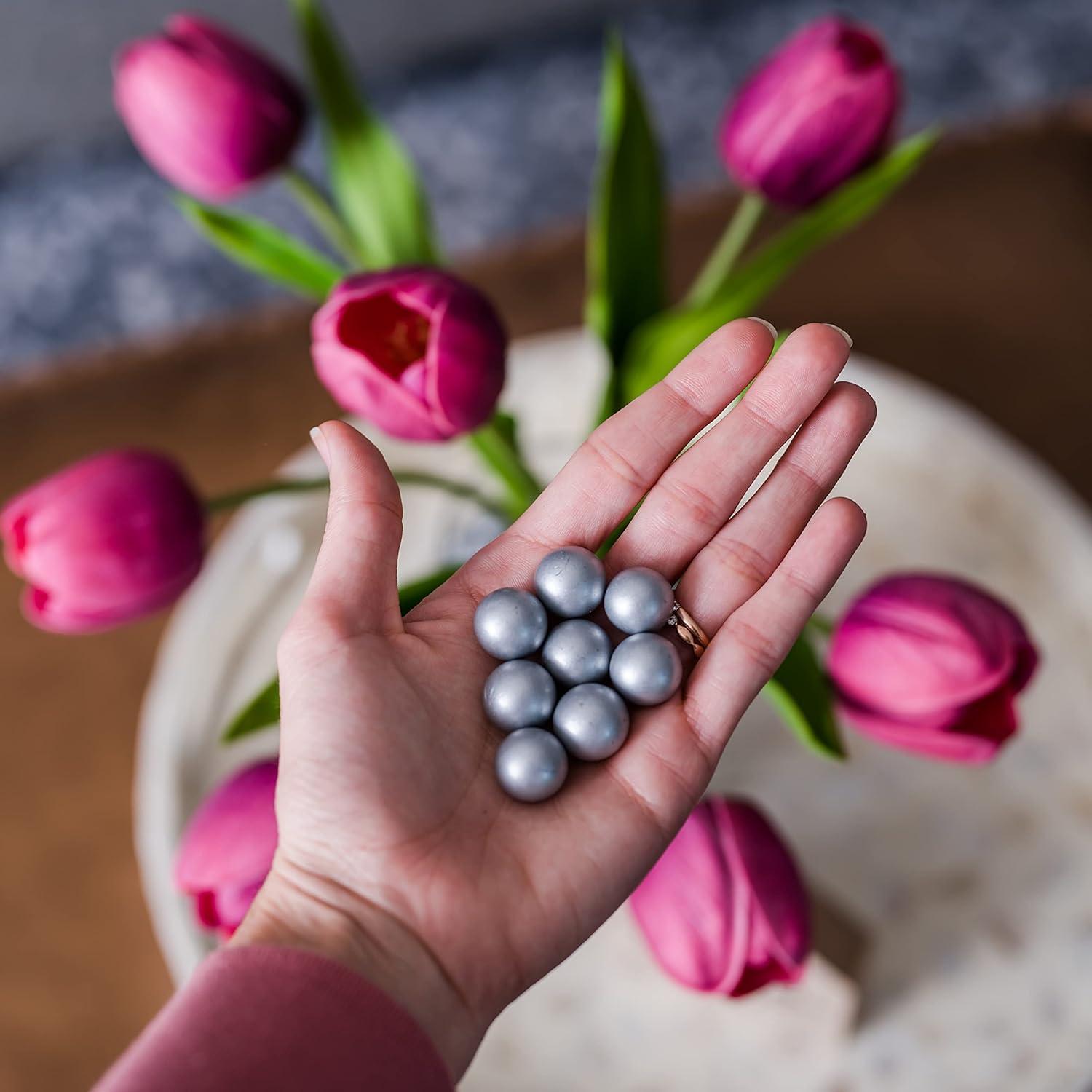 Canicas de Vidrio Galashield 2,27 kg Plata para Jarrones