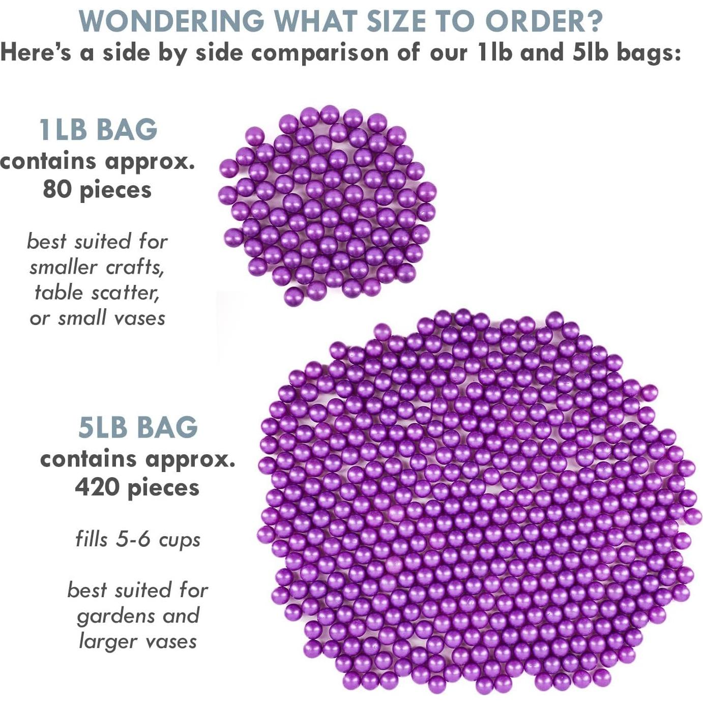 Canicas Galashield Moradas 2.27kg para Decoración