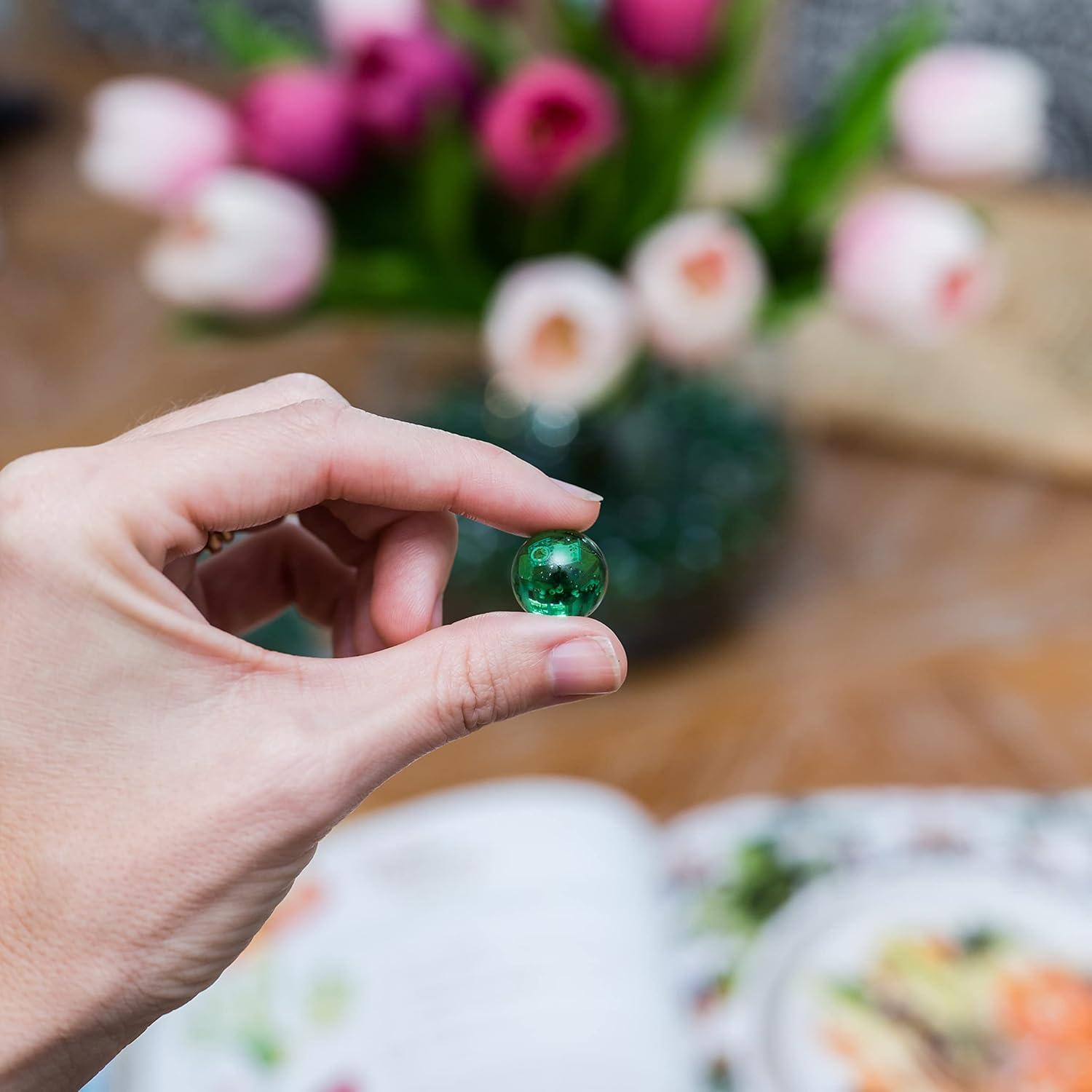 Canicas Verdes Galashield 1 kg para Decoración - 80 Piezas