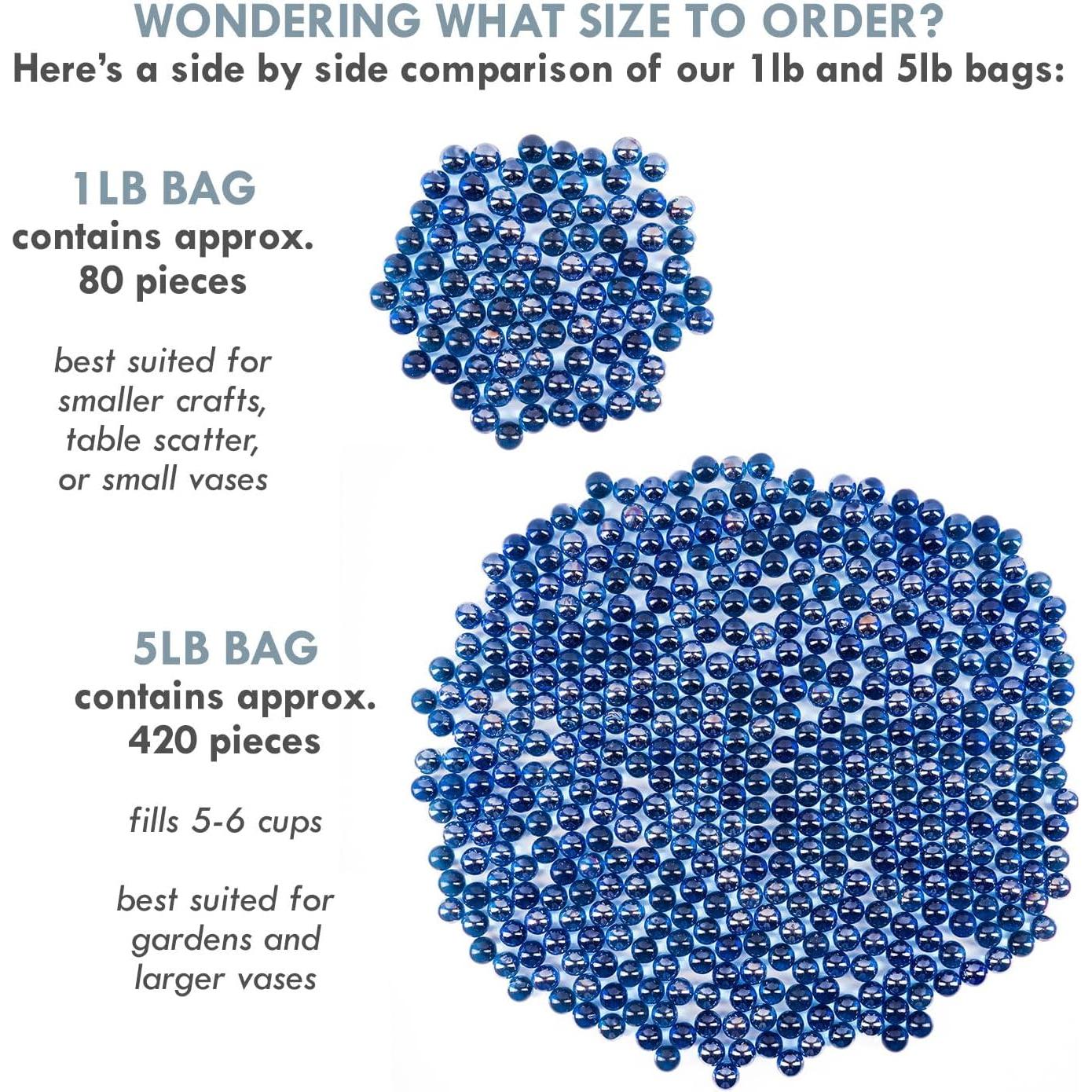 Canicas Galashield Azul Índigo 1.52 cm 80 piezas