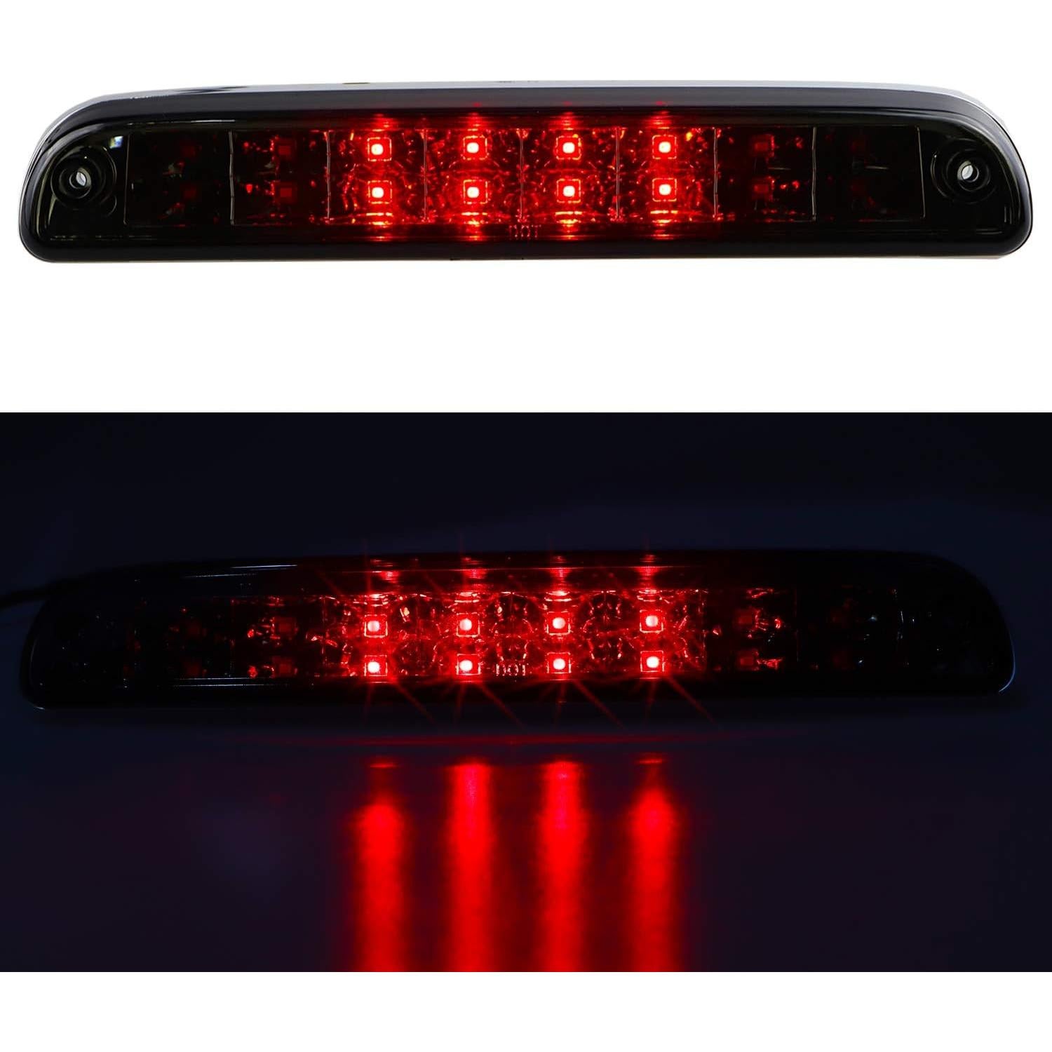 Luz de freno de tercera Tresound cromada ahumada para Ford y Mazda