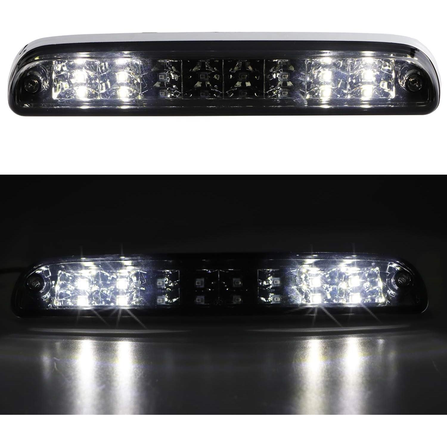 Luz de freno de tercera Tresound cromada ahumada para Ford y Mazda