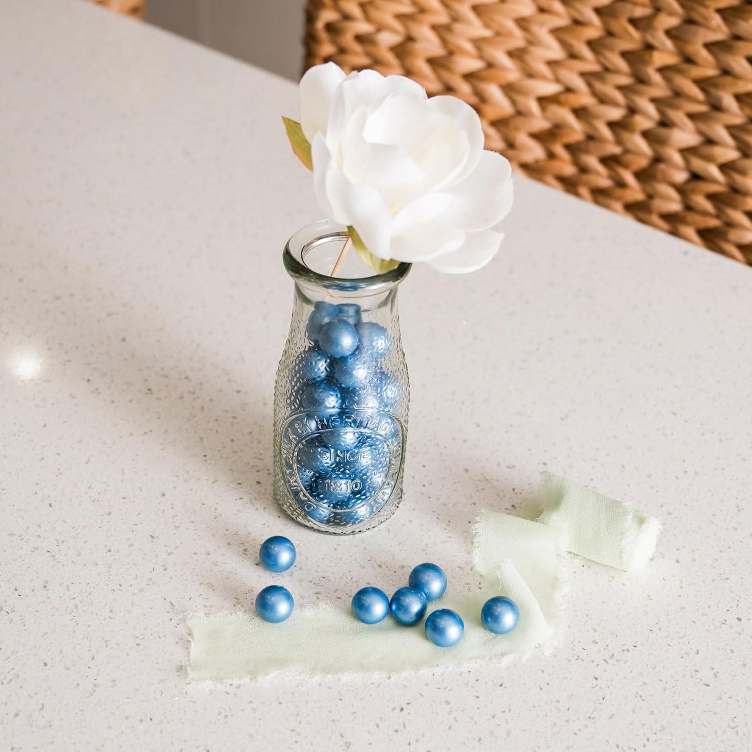 Canicas Galashield Azul Claro 1.52 cm 80 Piezas Decorativas