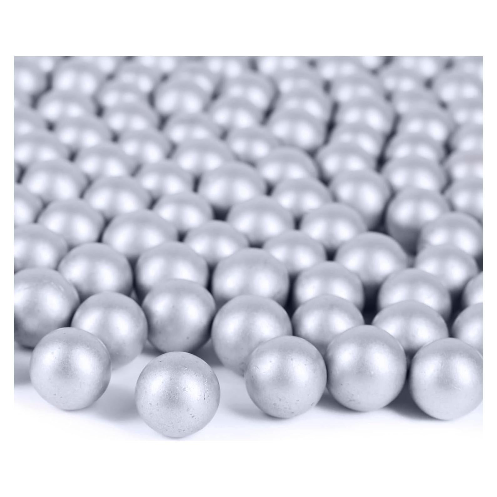 Canicas de Vidrio Galashield Plata 80 Piezas 16 mm