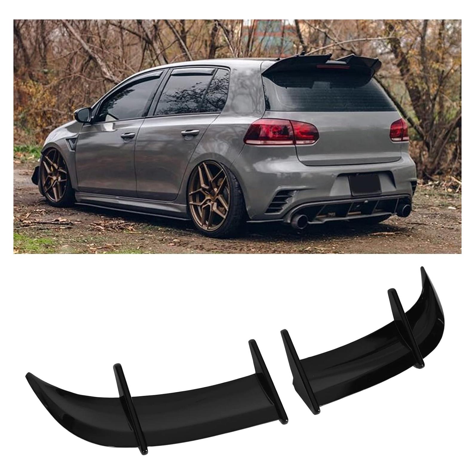 Spoiler Trasero AK Car para MK6/R-Line ABS Negro Brillante