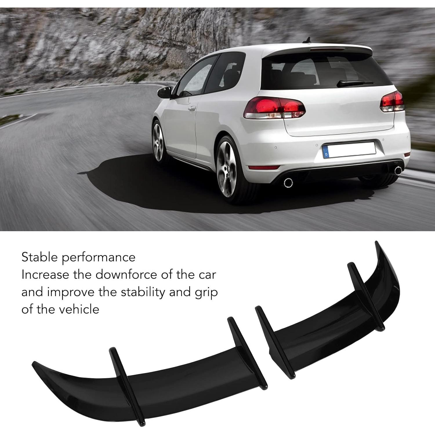 Spoiler Trasero AK Car para MK6/R-Line ABS Negro Brillante
