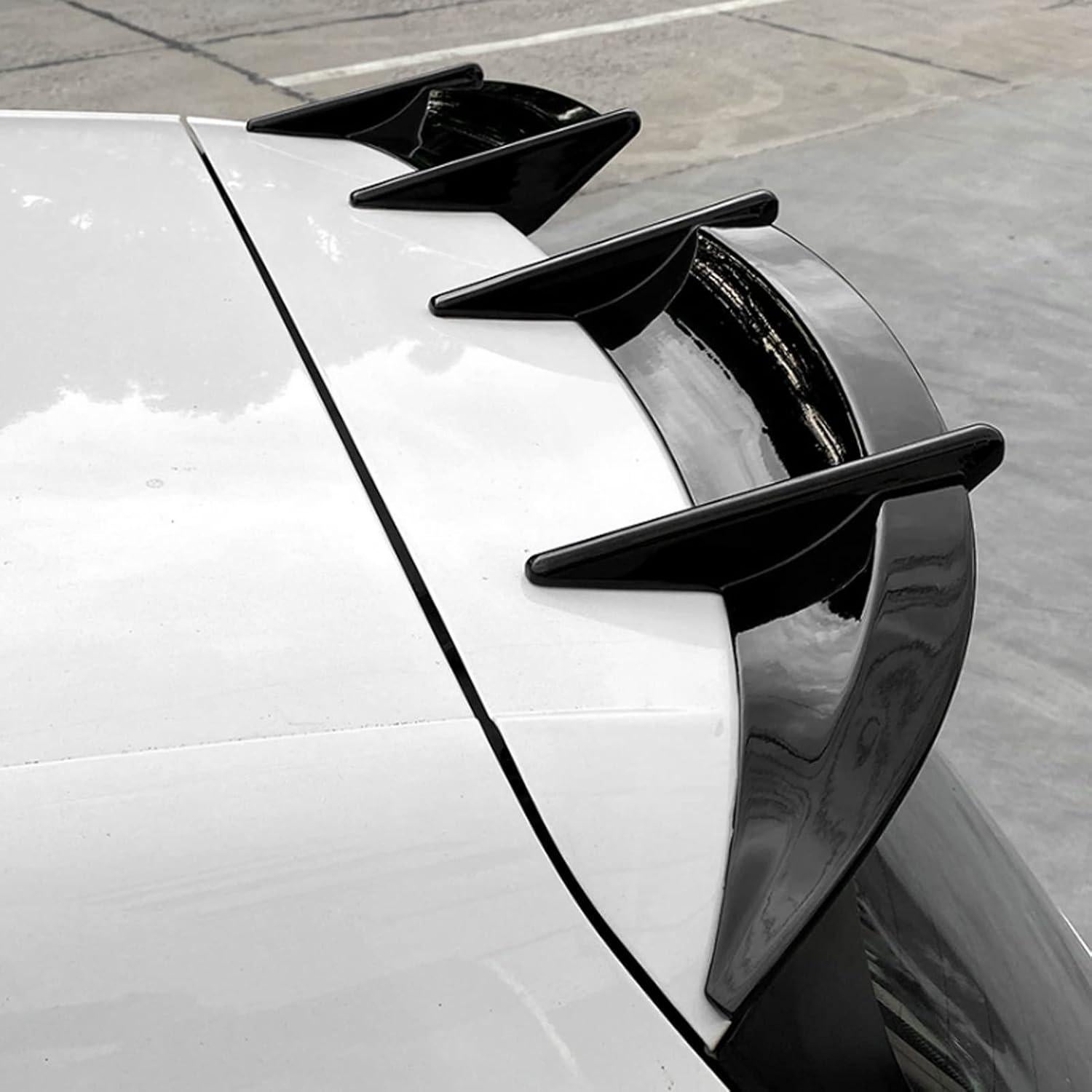 Spoiler Trasero AK Car para MK6/R-Line ABS Negro Brillante