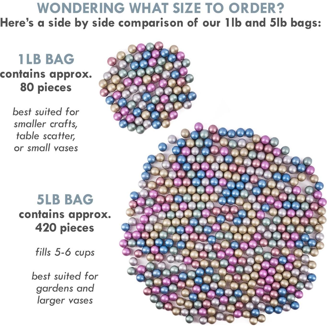 Galashield Esferas de Vidrio Metálicas 80 Piezas 0.45 kg