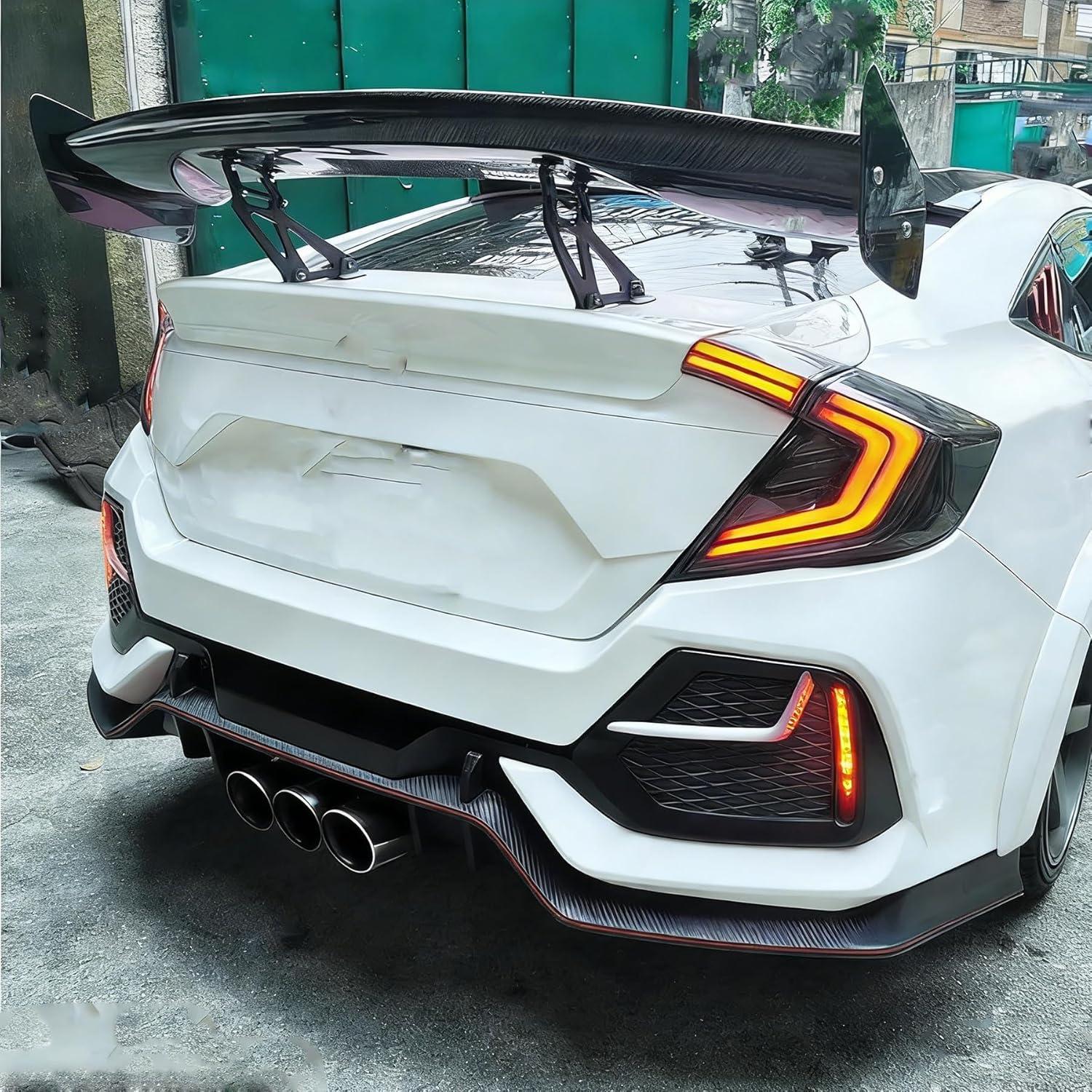 Alerón Trasero Universal GT Arkdeffon 145 cm Fibra de Carbono