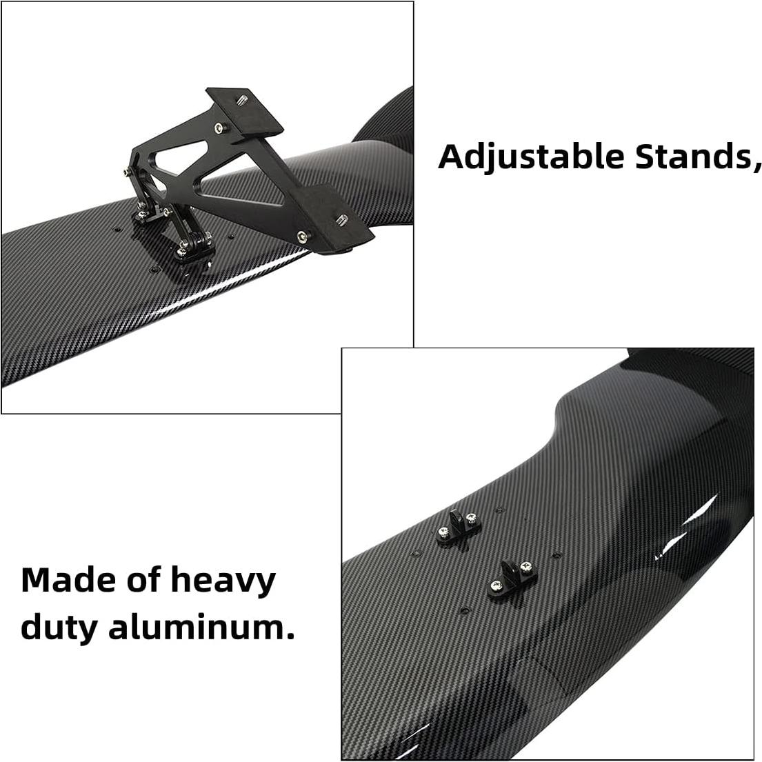 Alerón Trasero Universal GT Arkdeffon 145 cm Fibra de Carbono