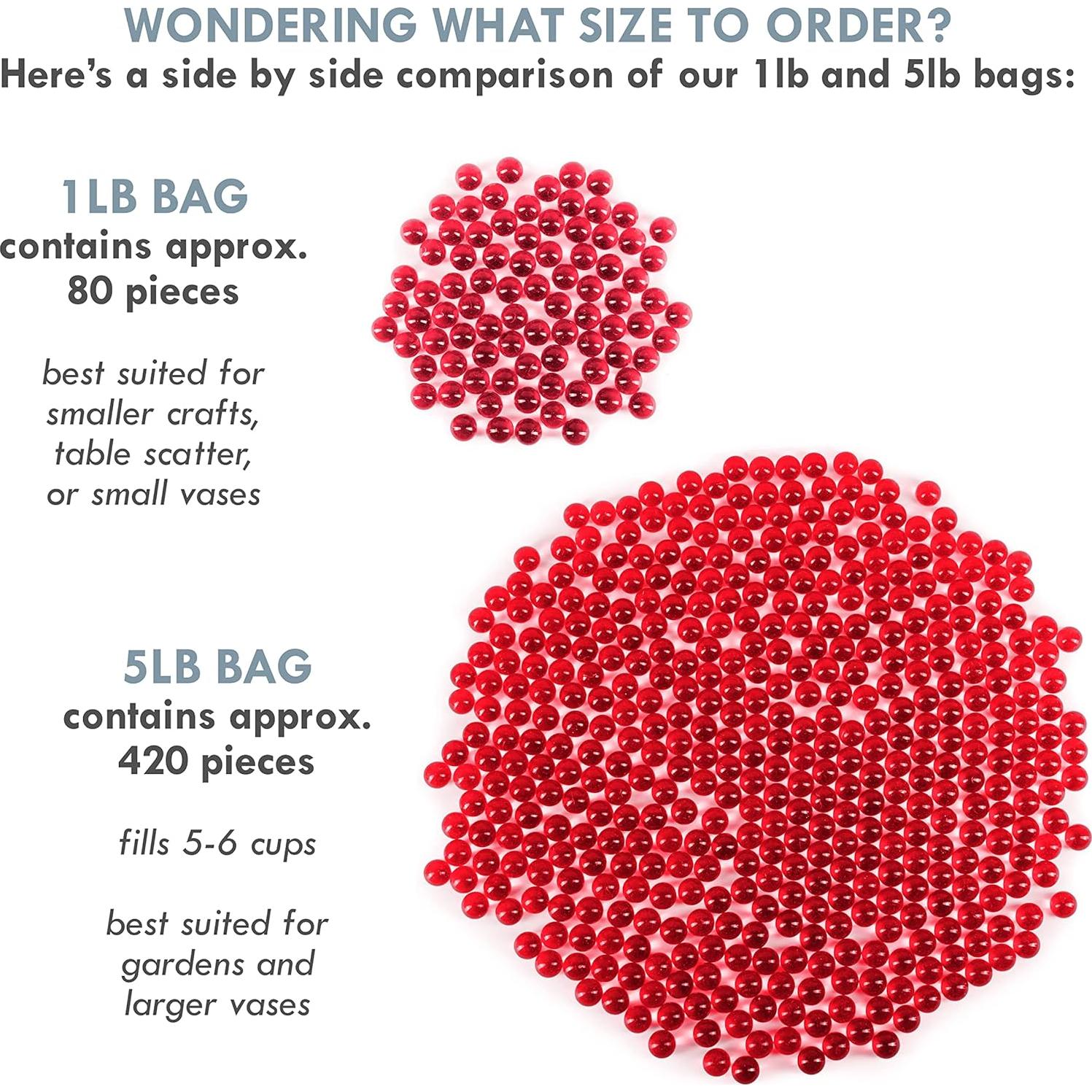 Canicas Rojas Galashield 2,27 kg para Decoración