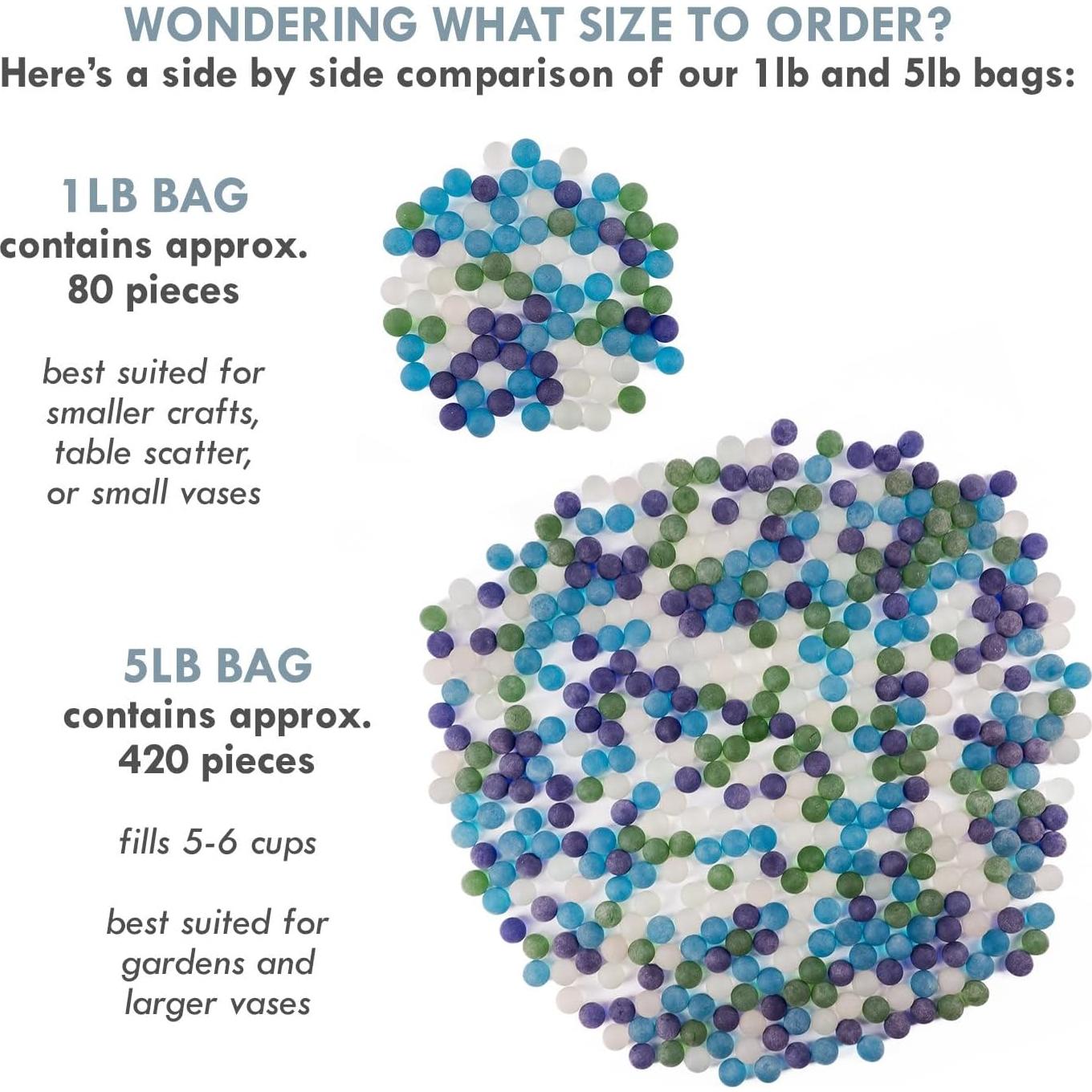 Canicas Galashield de Vidrio Esmerilado 1kg - 80 Piezas