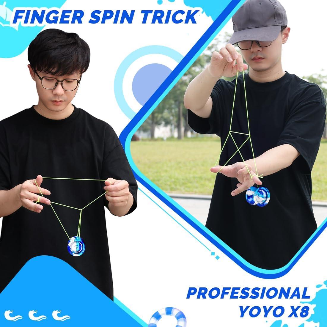 Yoyo Profesional X8 de Aluminio para Niños 8-12 Años