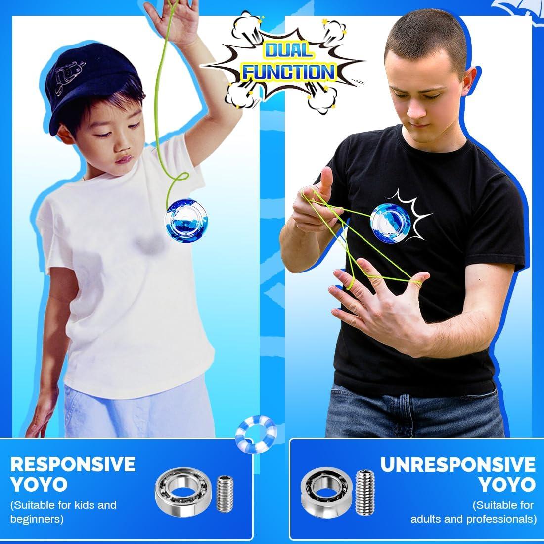 Yoyo Profesional X8 de Aluminio para Niños 8-12 Años