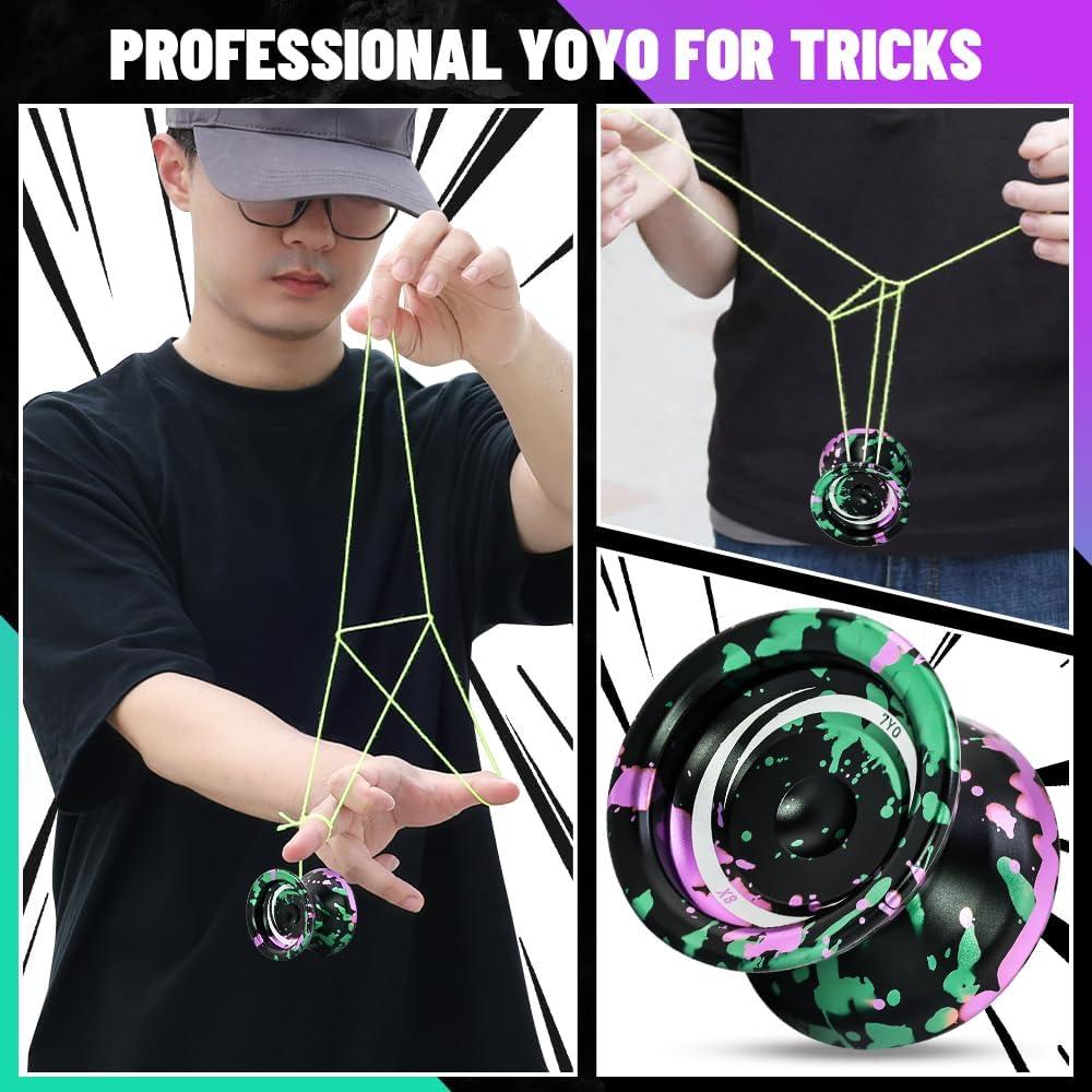 Yoyo X8 Profesional para Niños 8-12 Años con Estuche
