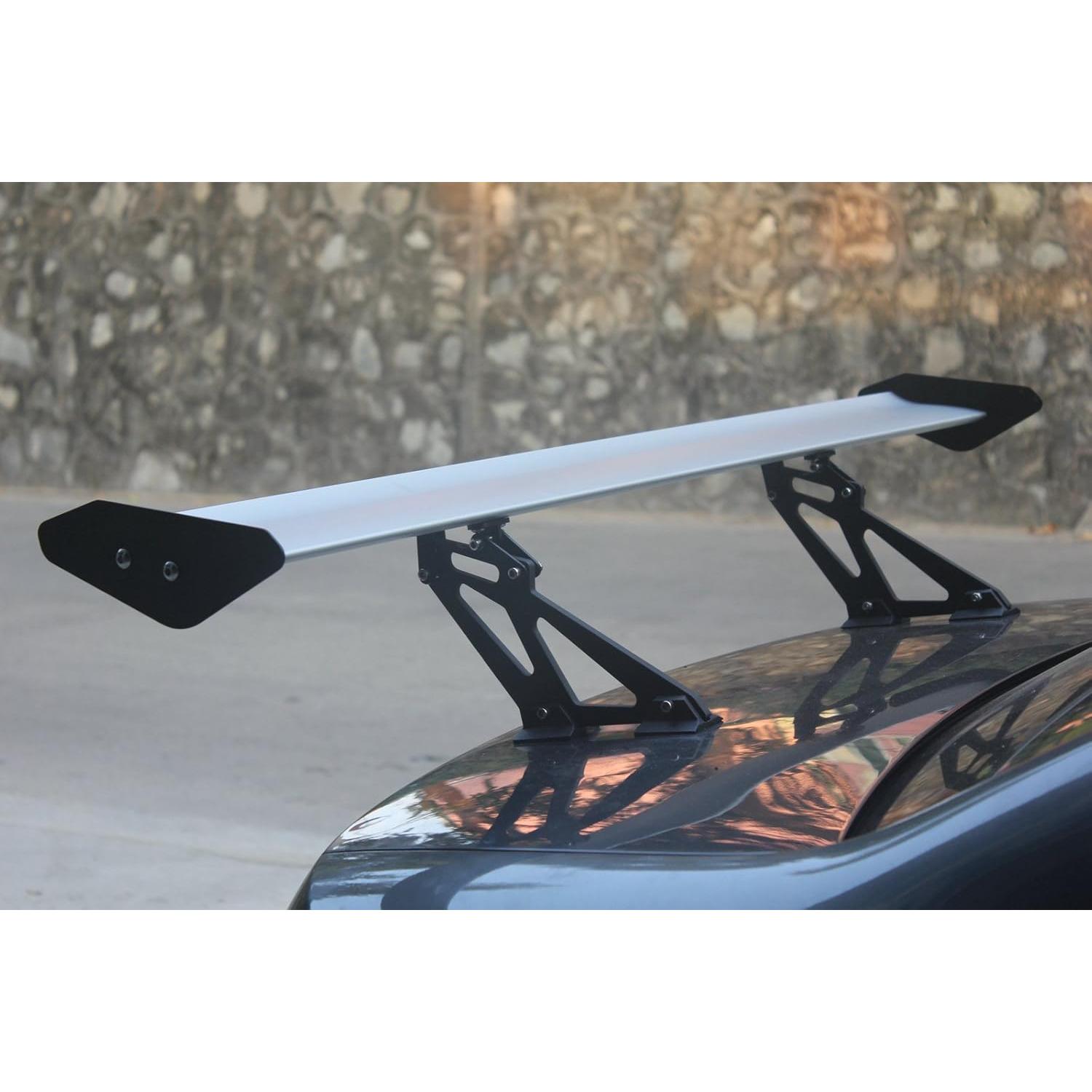 Alerón Trasero Universal Areyourshop 135CM Aluminio Plata