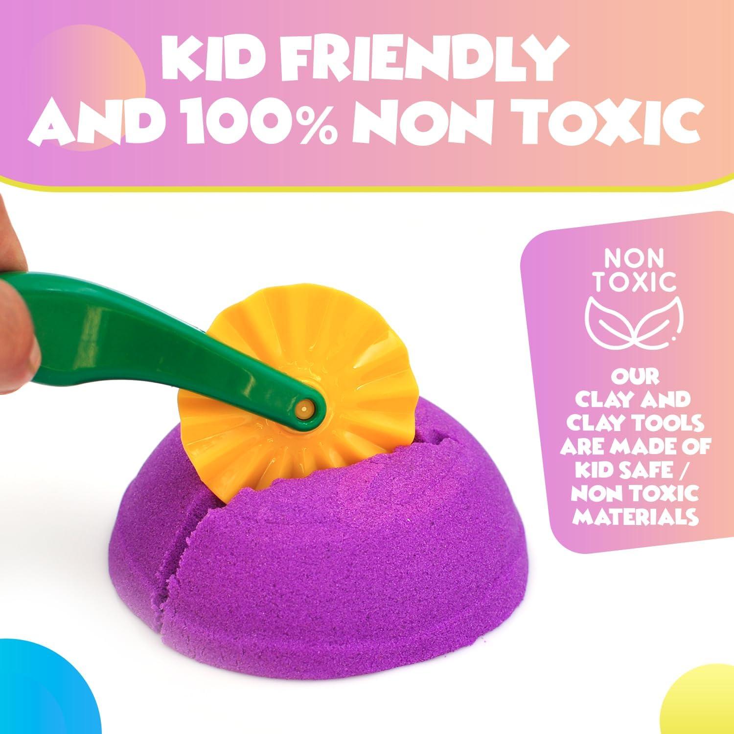 Juego de herramientas de modelado DIMROM 47 piezas para niños