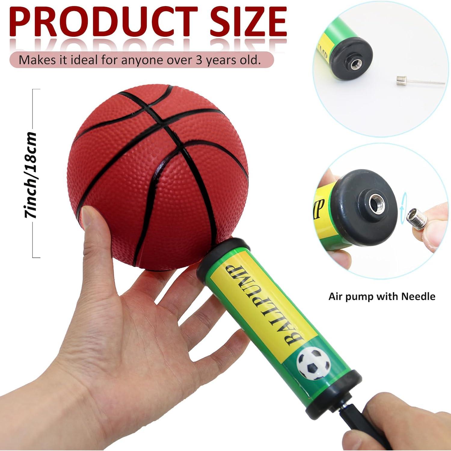 30 Balones de Baloncesto Inflables 7" PVC Oleitodh