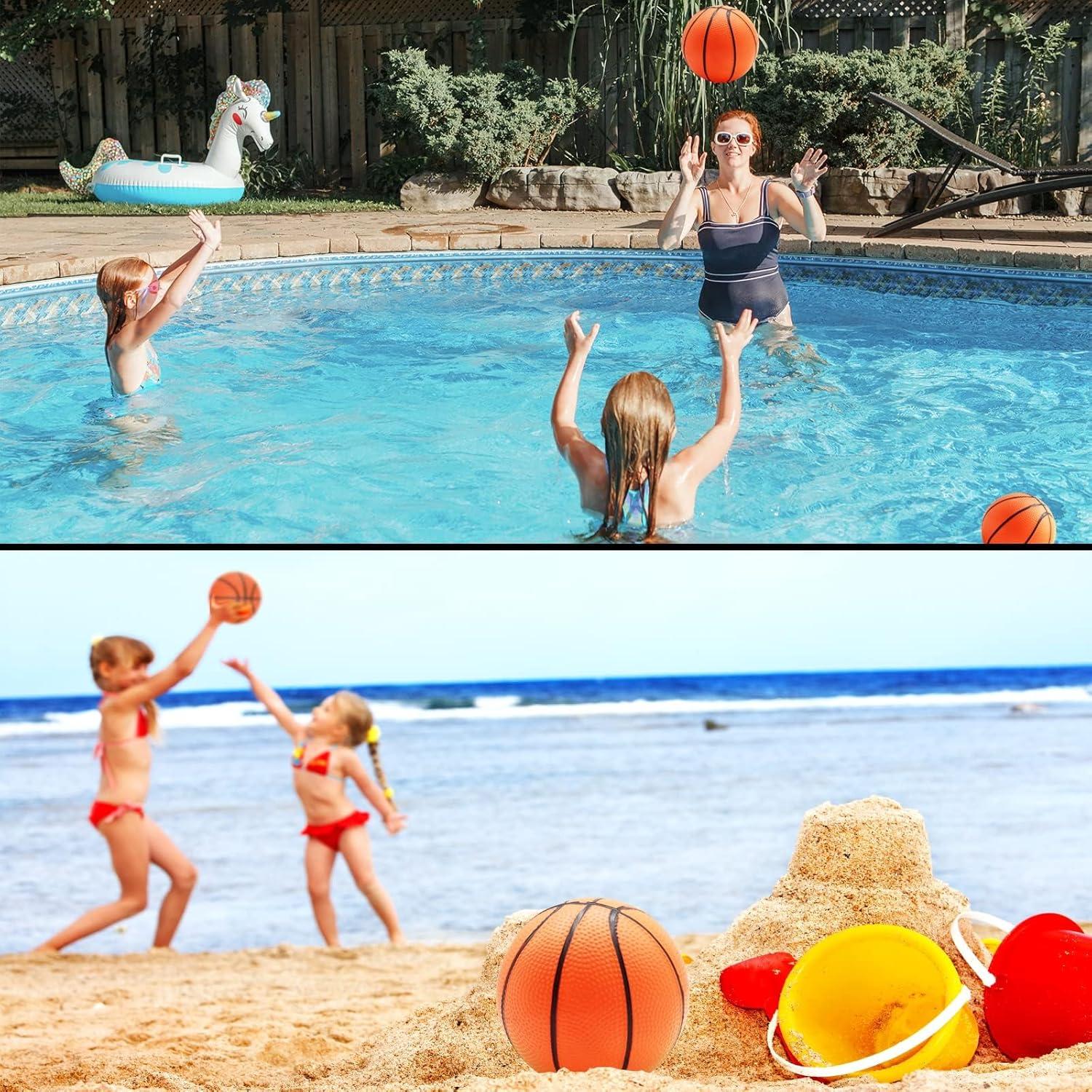 18 Pzs Baloncesto Mini 12,7 cm Oleitodh con Bomba