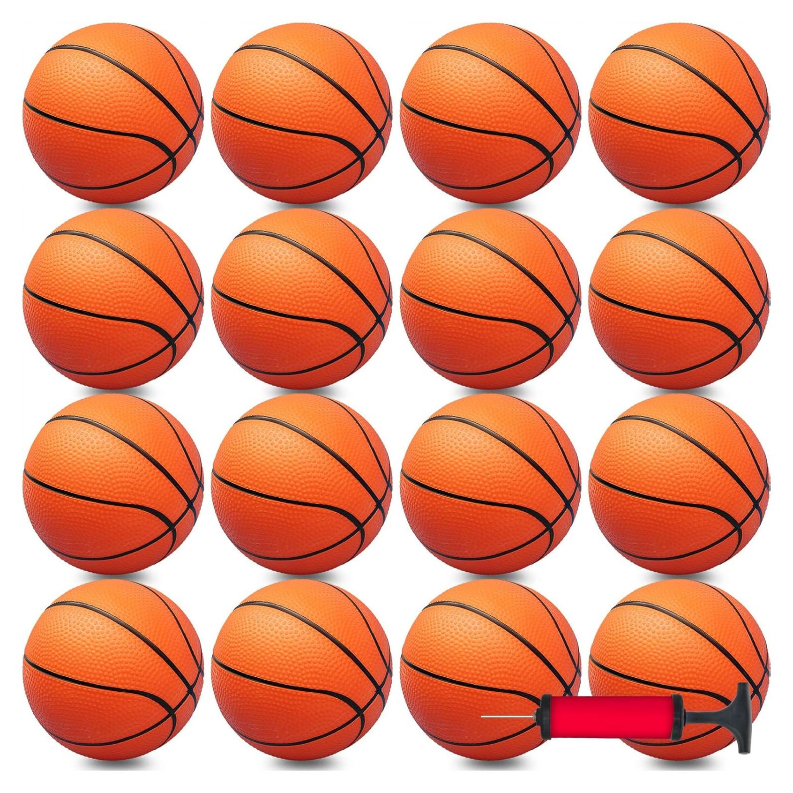 30 Piezas Mini Balones de Baloncesto 17,78 cm Oleitodh