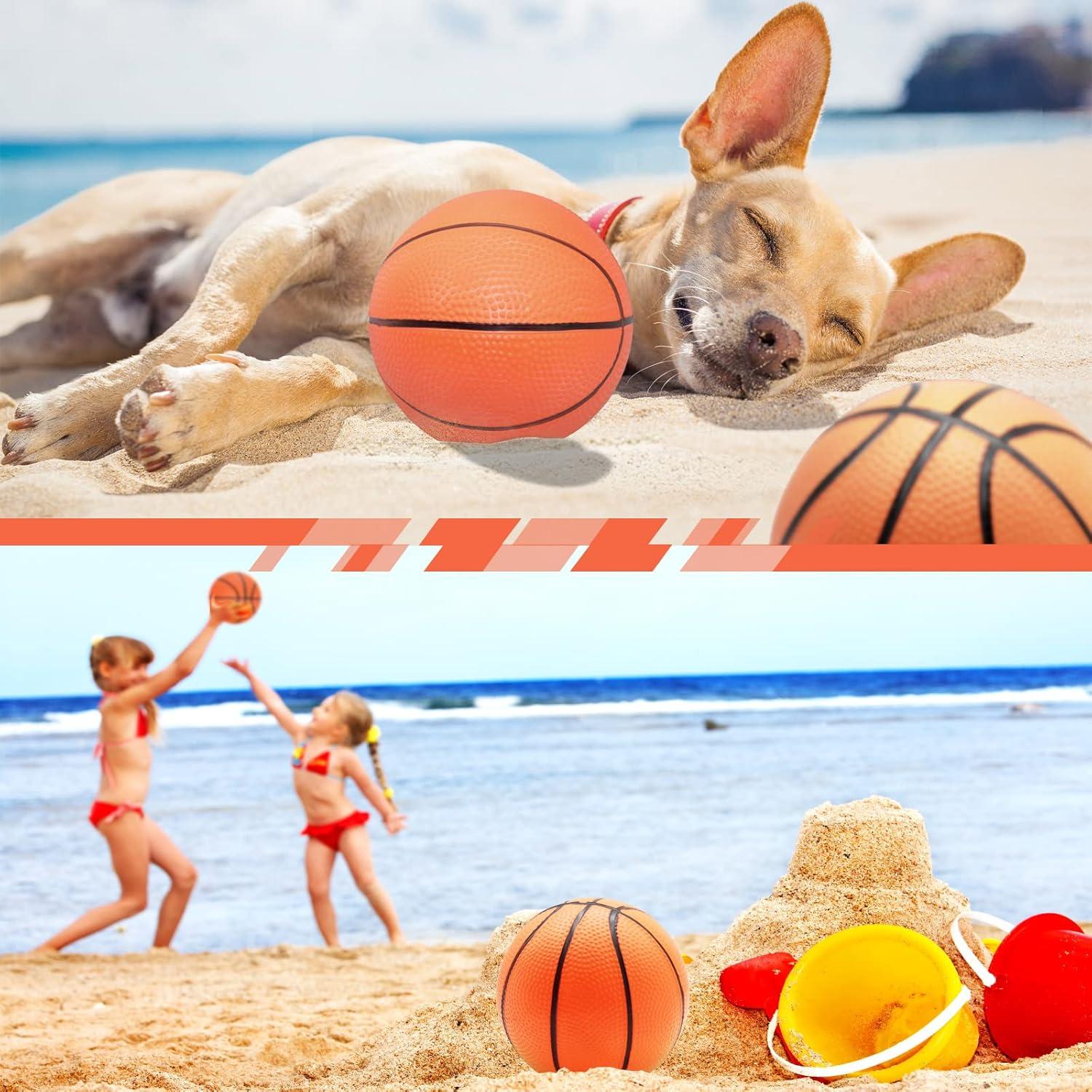 30 Piezas Mini Balones de Baloncesto 17,78 cm Oleitodh