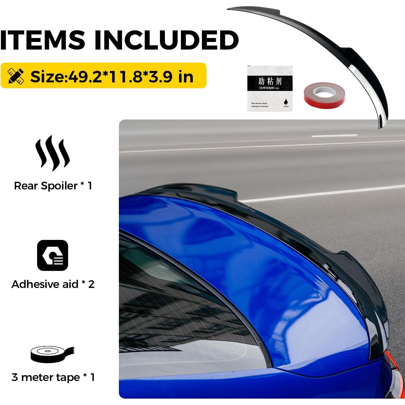 Alerón Trasero Xprite para Honda Civic 2021-2025 - ABS Negro