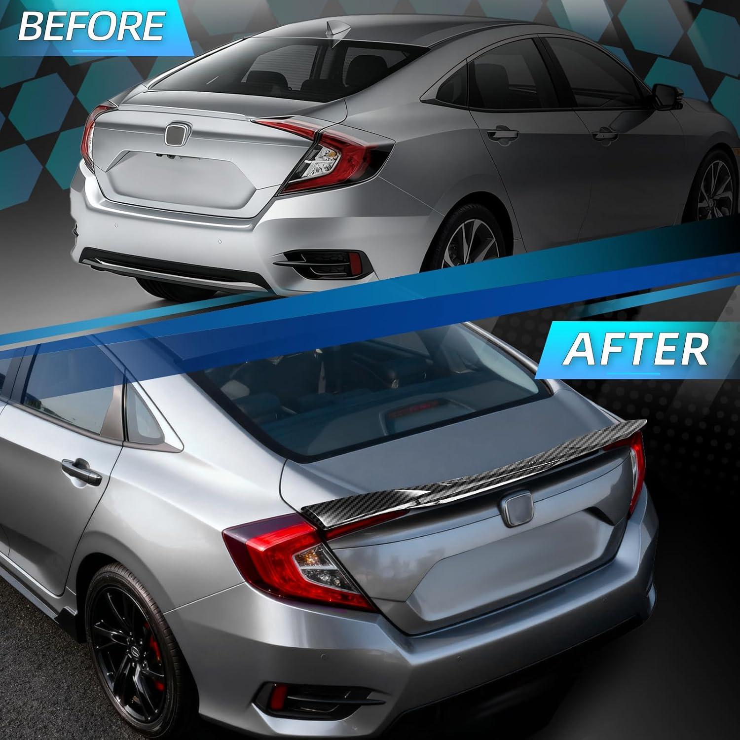 Spoiler Trasero AAriguthel para Honda Civic 10ª Gen 2016-2021