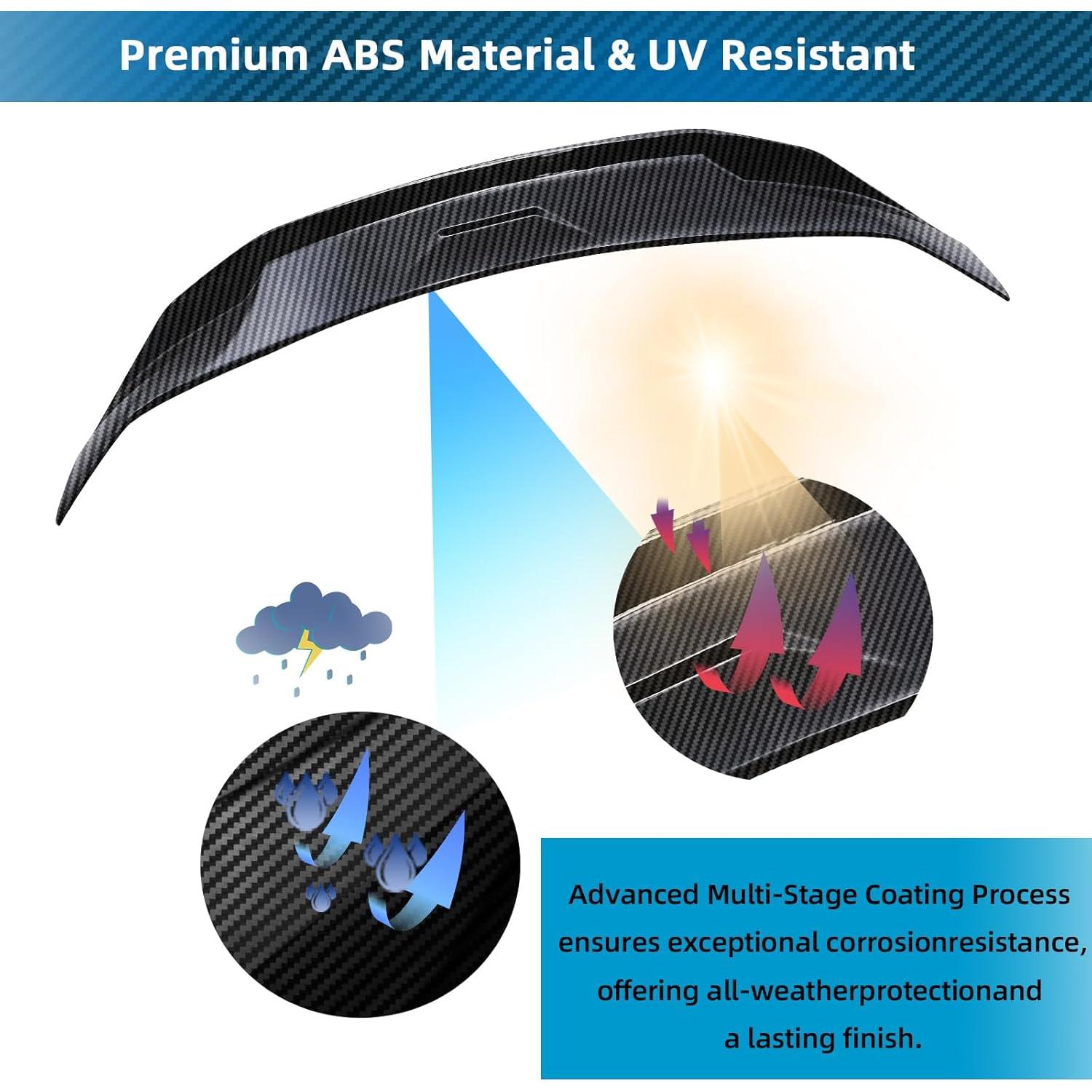 Spoiler Trasero AAriguthel para Honda Civic 10ª Gen 2016-2021