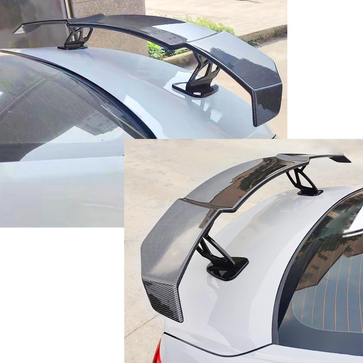 Alerón Trasero GT Wing 145cm DEERMOTO Negro Brillante