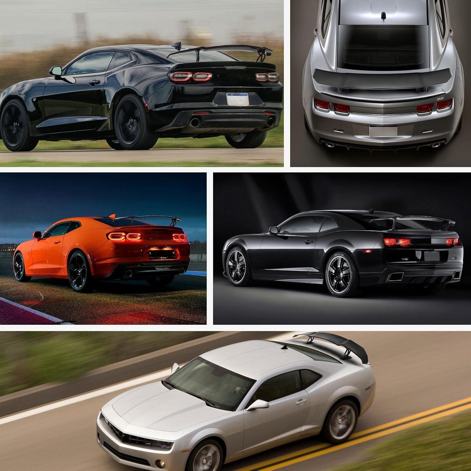 Alerón Trasero GT Wing 145cm DEERMOTO Negro Brillante