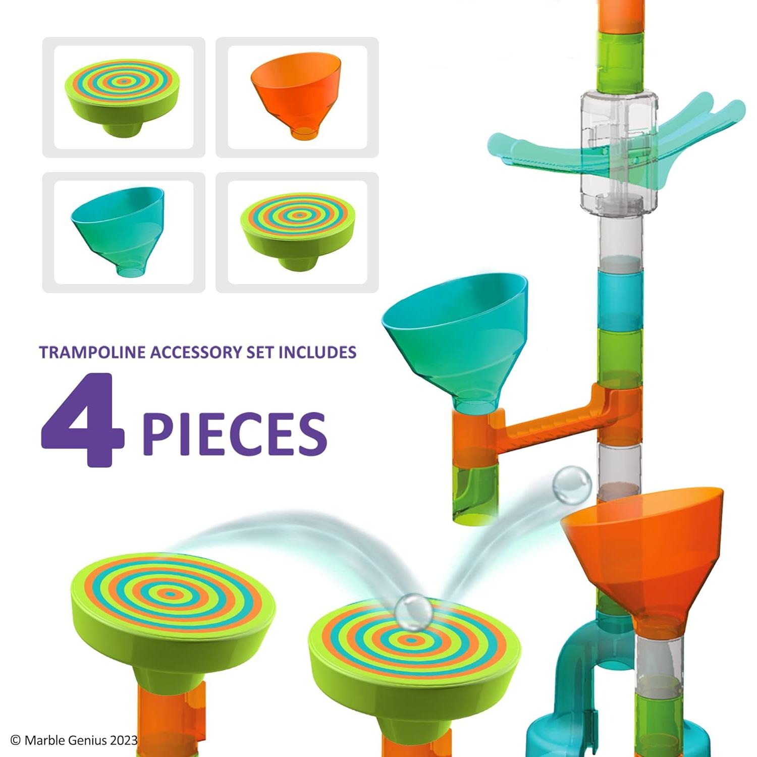 Conjunto de Trampolines Marble Genius Stunts Verde 4 Piezas