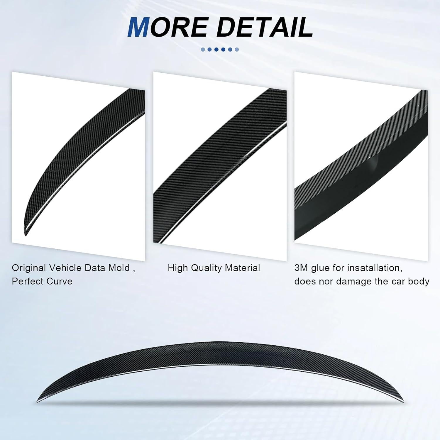 Spoiler Trasero BDBO para BMW Serie 3 E92 M3 328i 335i 2013-2017