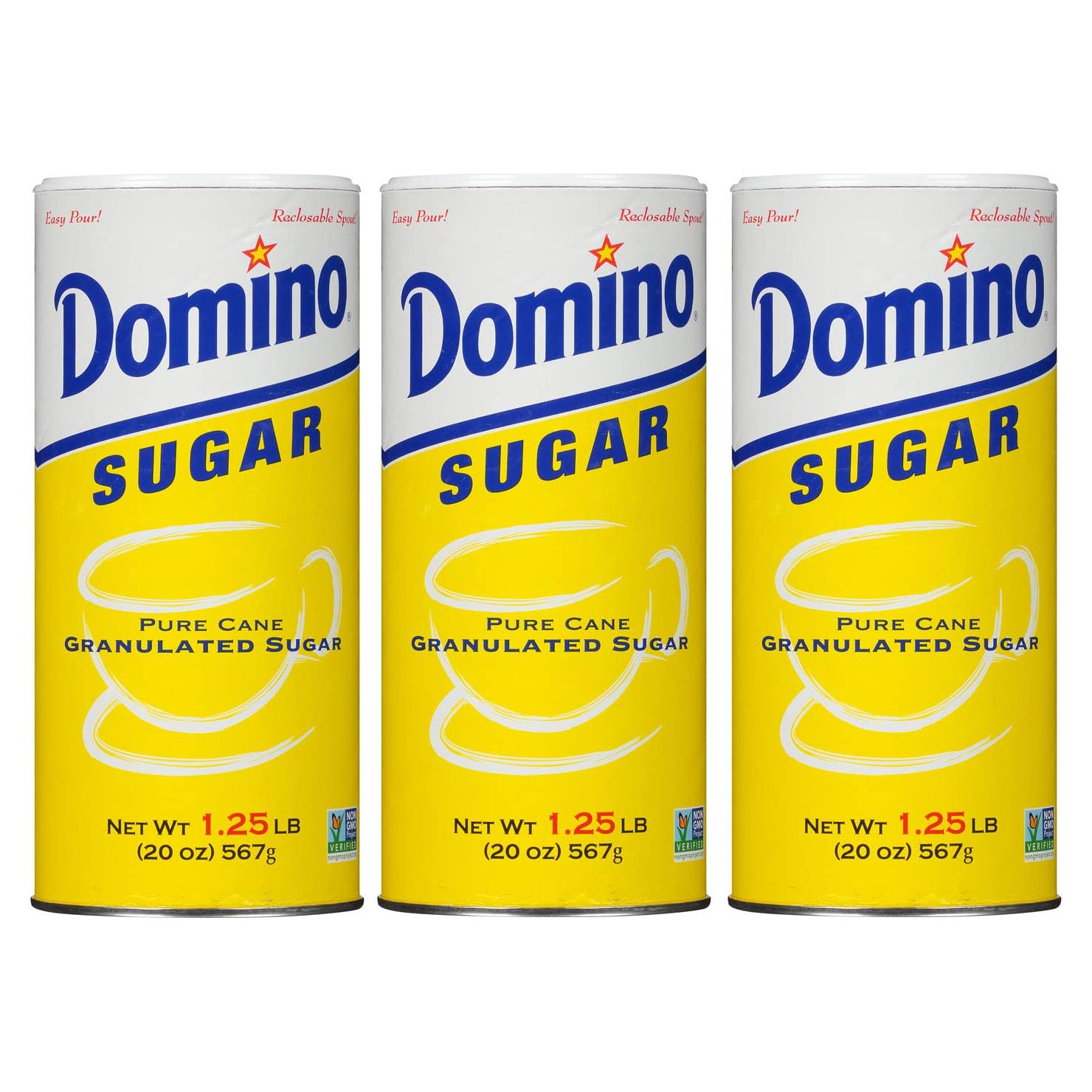 Azúcar Granulado Domino 3 Paquetes de 567 g Cada Uno