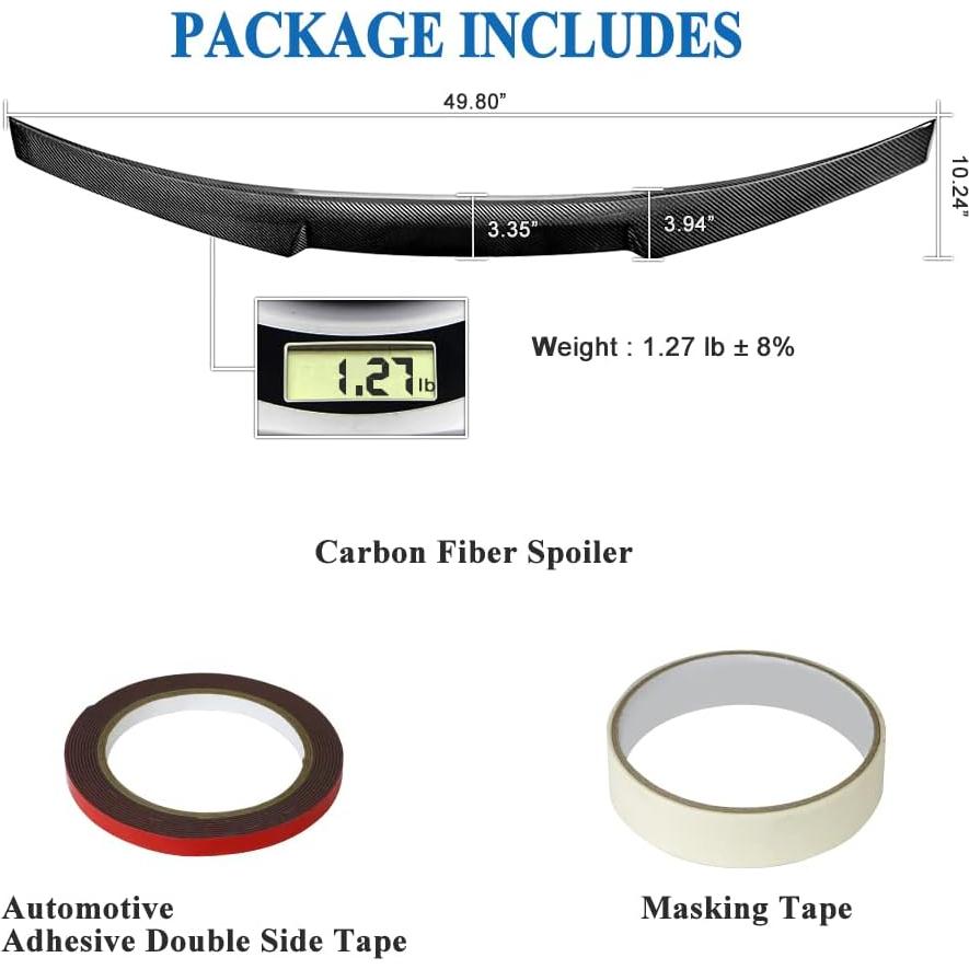 Alerón de Maletero de Fibra de Carbono AeroBon para BMW E93