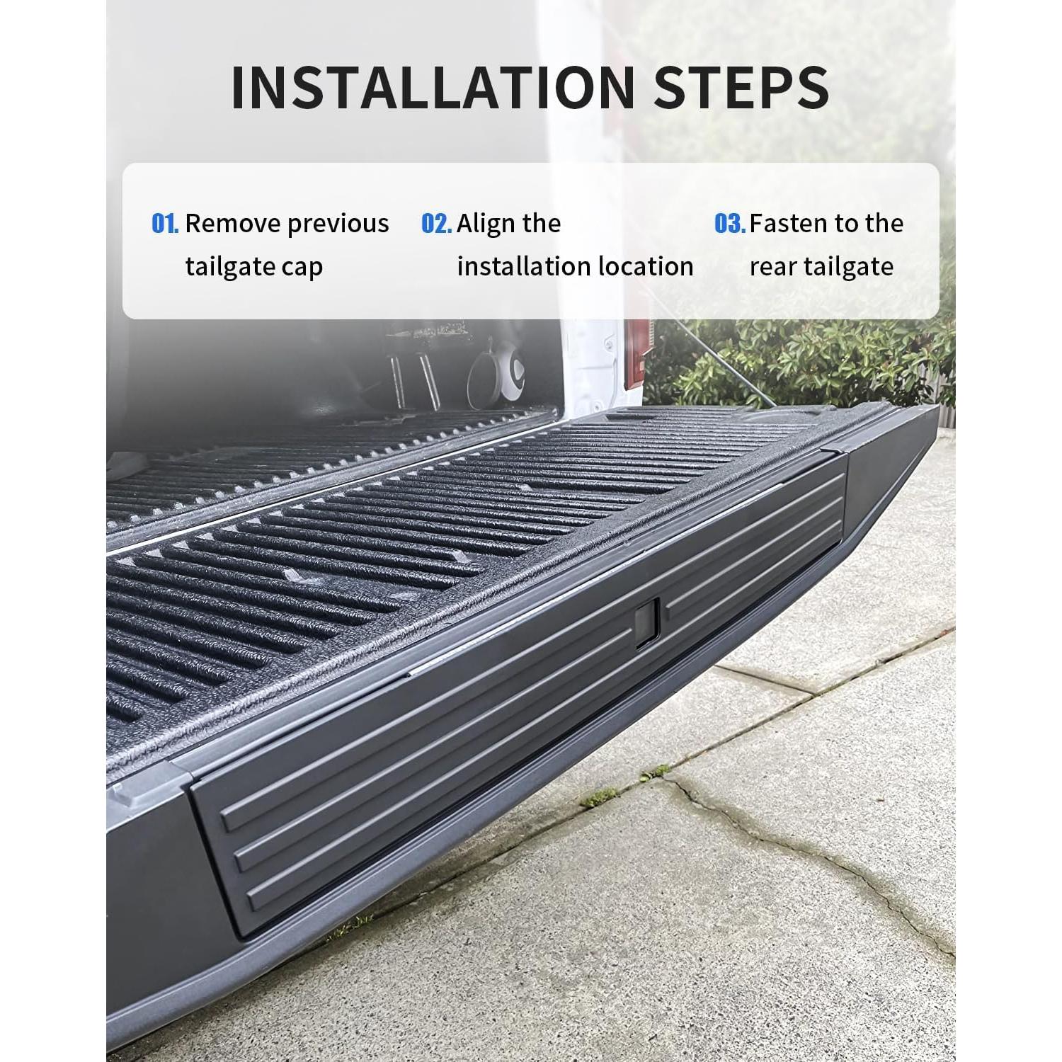 Moldura de Puerta Trasera KARPAL para Ford F150 2015-2020