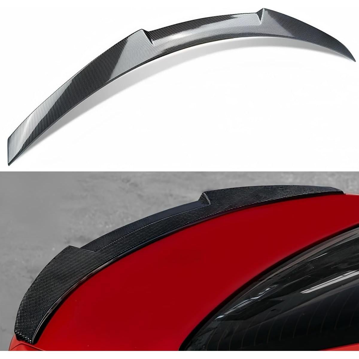 Spoiler Trasero Oasiland para BMW F30 F80 2012-2019 Fibra de Carbono