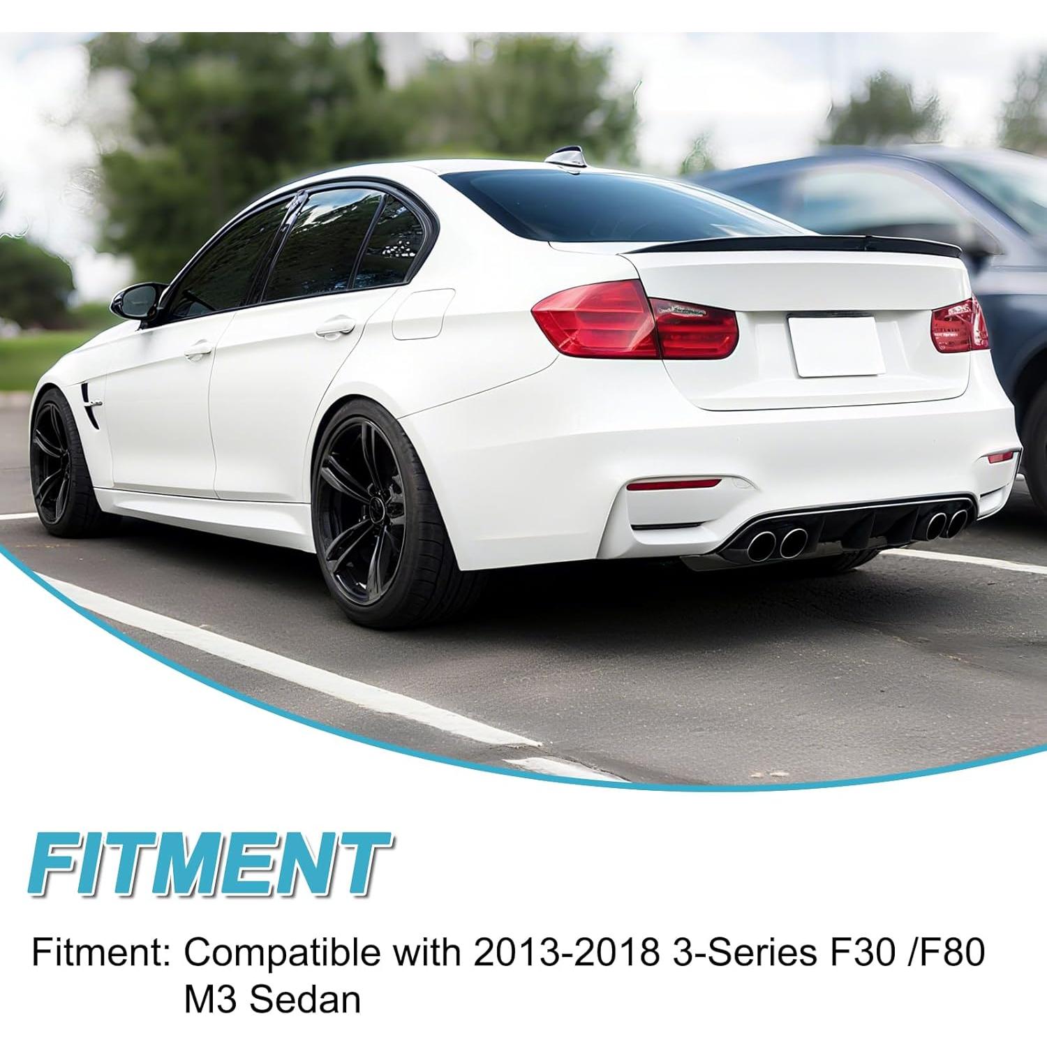 Spoiler Trasero KHK F30 Estilo MP ABS Negro Brillante 2013-2018