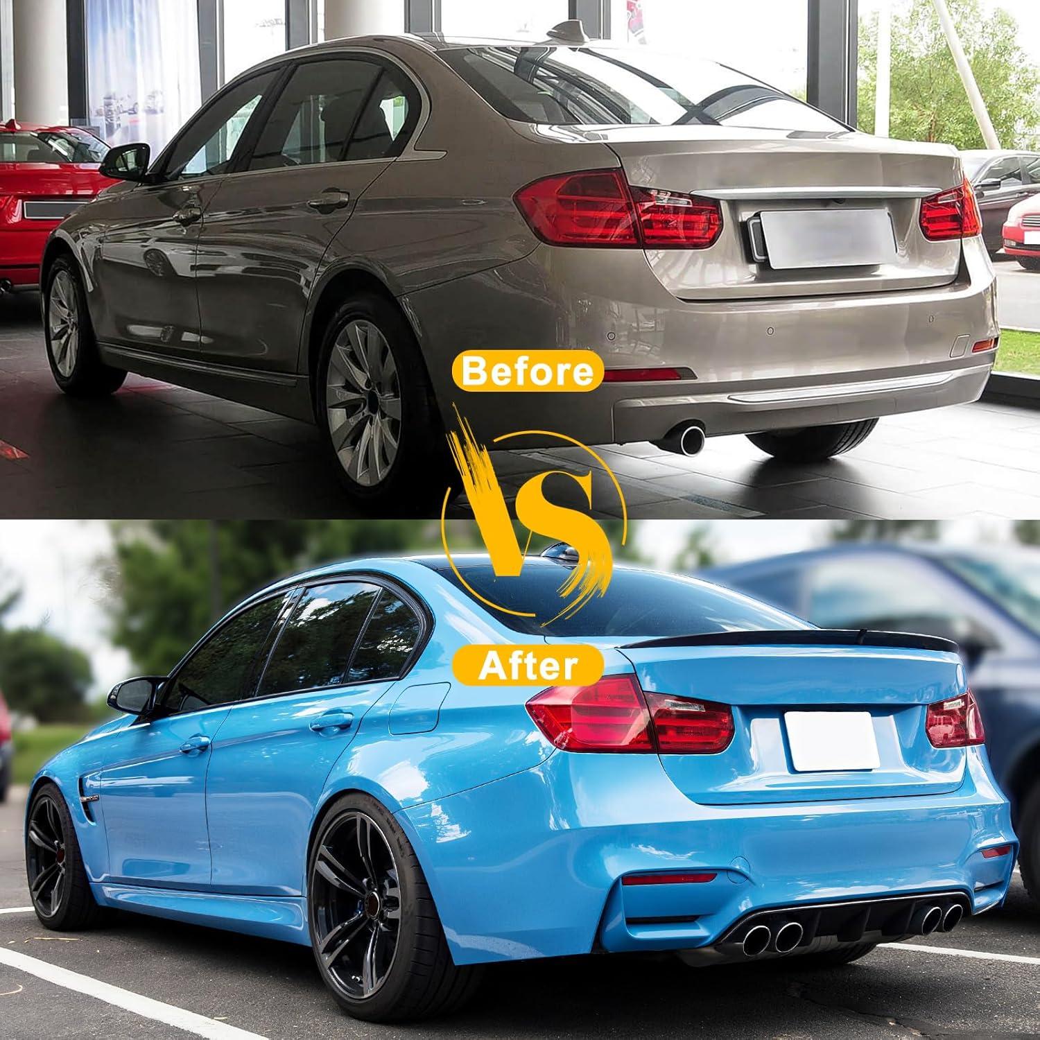 Spoiler Trasero KHK F30 Estilo MP ABS Negro Brillante 2013-2018