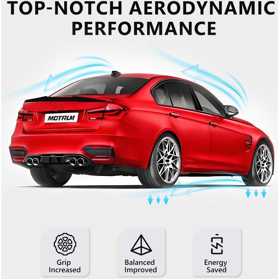 Alerón de Spoiler Trasero ABS MOTRUM para BMW F30/F80 2012-2019