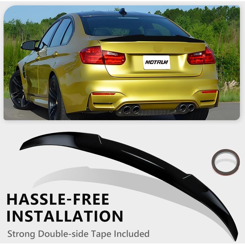 Alerón de Spoiler Trasero ABS MOTRUM para BMW F30/F80 2012-2019
