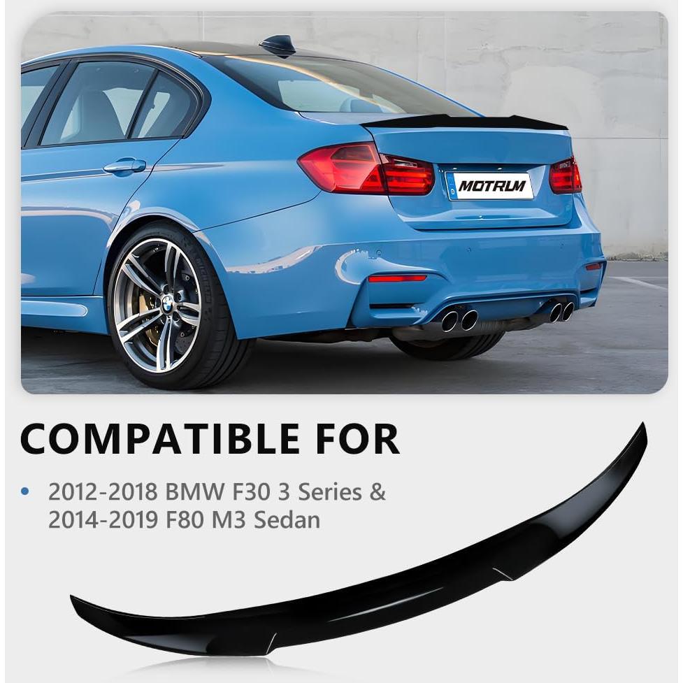 Alerón de Spoiler Trasero ABS MOTRUM para BMW F30/F80 2012-2019