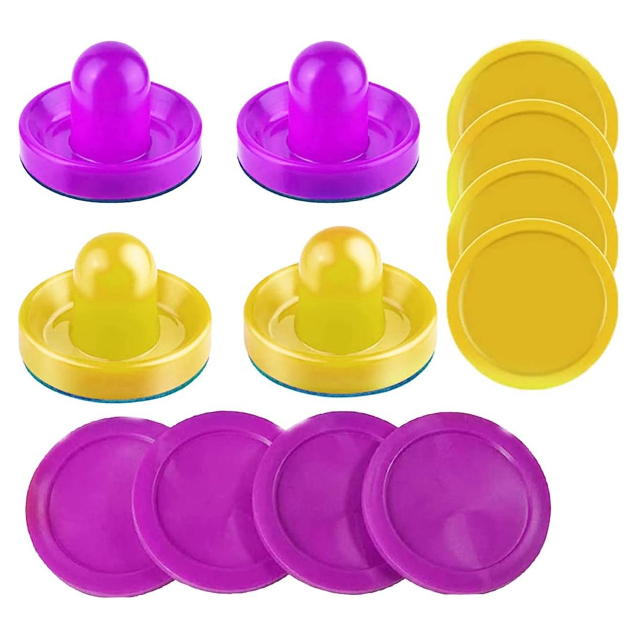 Empujadores y Discos de Air Hockey Inscool 4 Empujadores 8 Discos