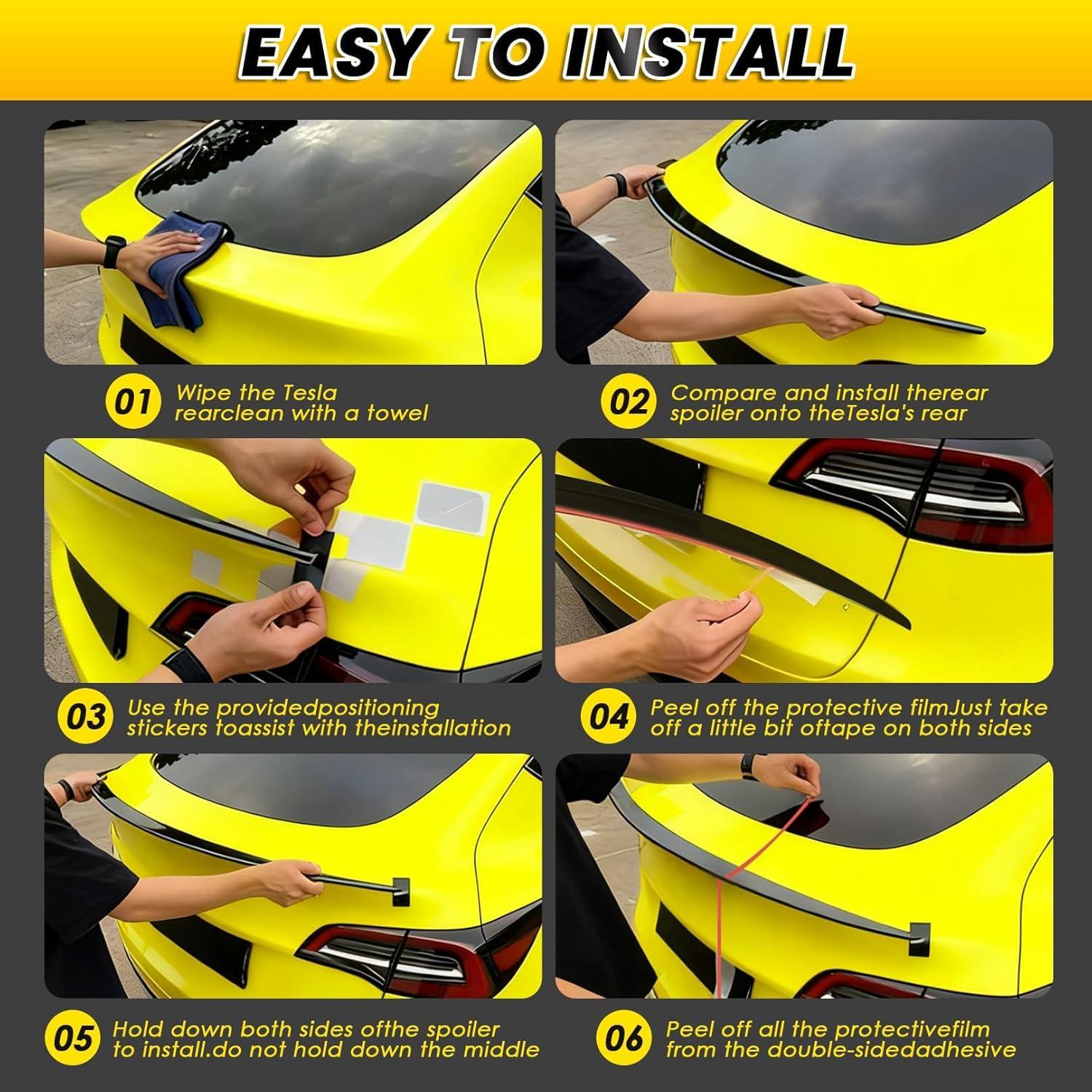 Spoiler de Maletero OsyphereX Negro Brillante para 3 Series F30/F80 2013-2018