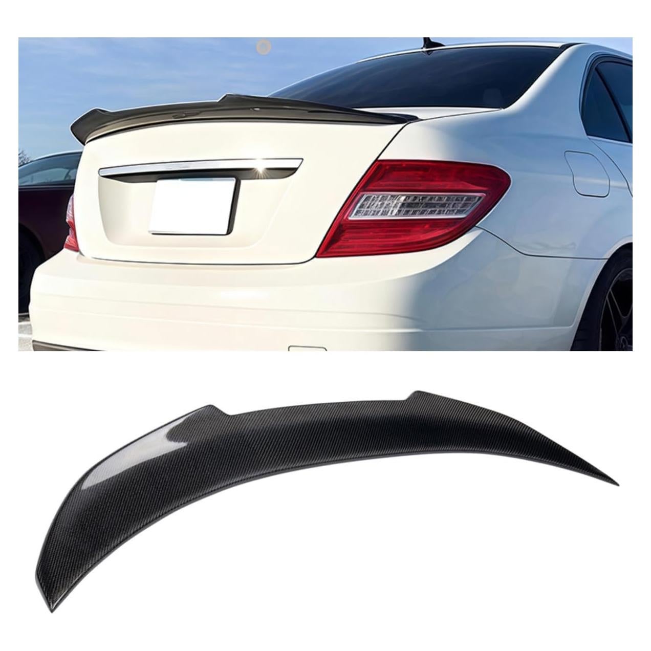 Spoiler Trasero Fibra de Carbono WheelX para Mercedes-Benz W204
