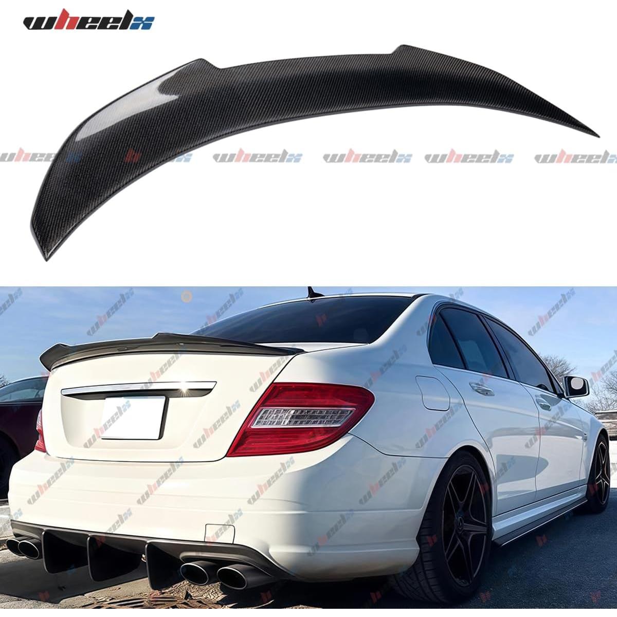 Spoiler Trasero Fibra de Carbono WheelX para Mercedes-Benz W204