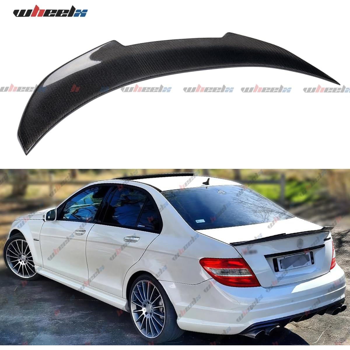 Spoiler Trasero Fibra de Carbono WheelX para Mercedes-Benz W204