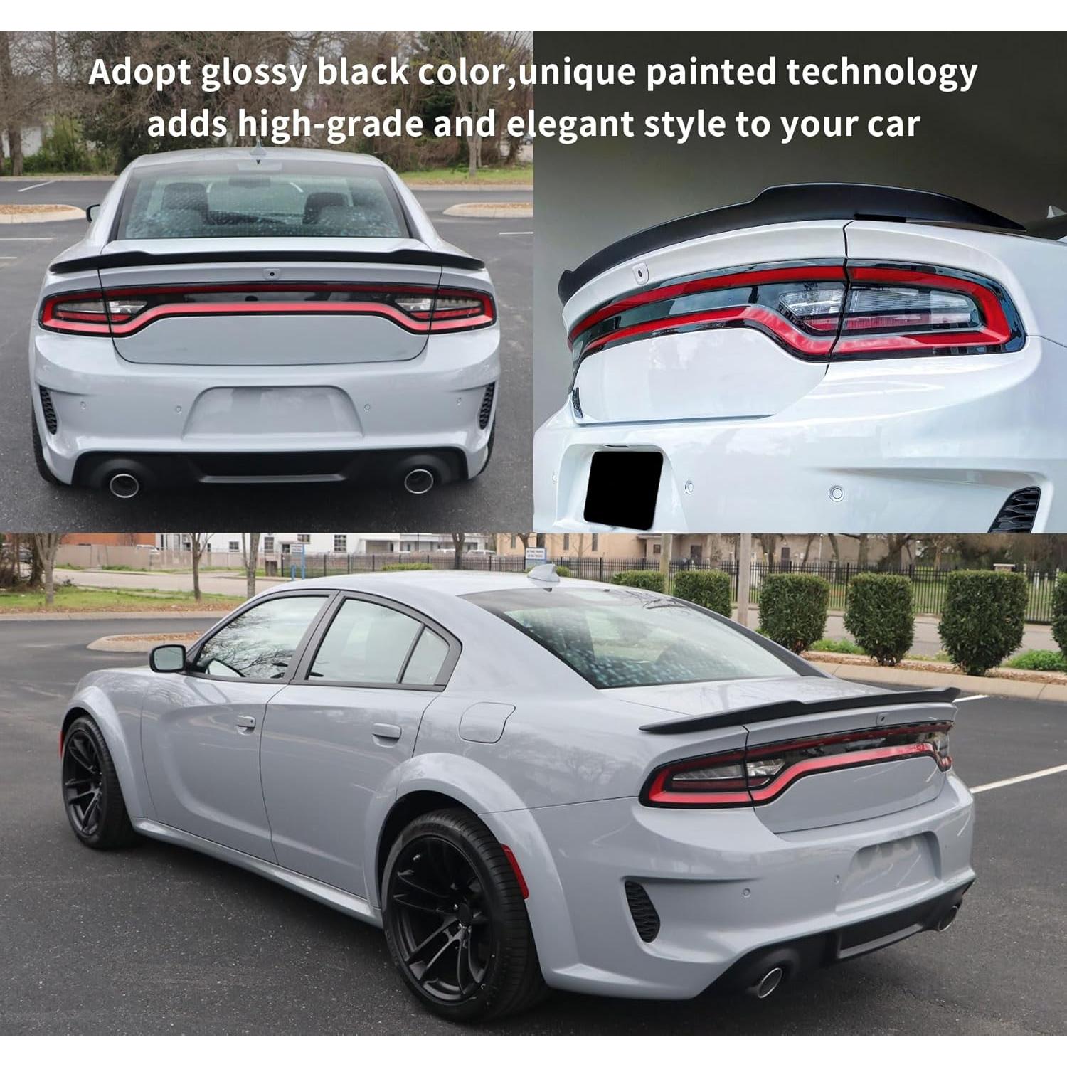 Alerón Trasero BDBO Negro Brillante para Dodge Charger 2011-2022