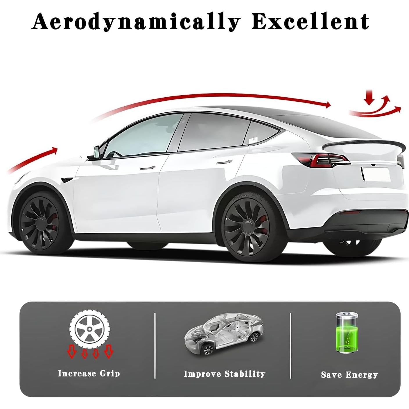 Alerón Trasero CAFORLANK para Tesla Model Y 2020-2024