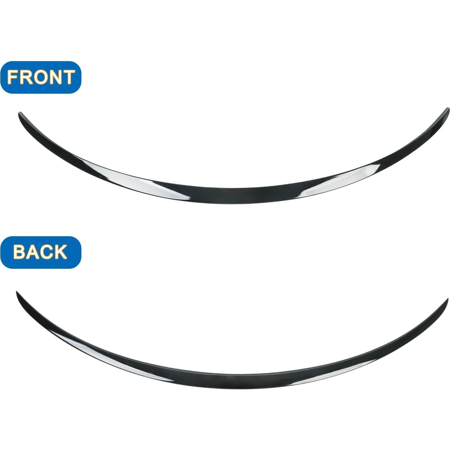 Alerón Trasero BDBO para Tesla Model Y 2020-2024 Negro Brillante