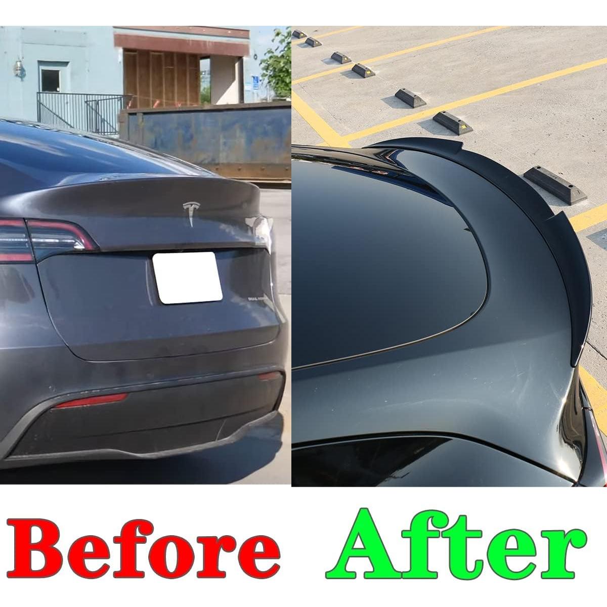 Alerón Trasero AOSK para Tesla Model Y 2020-2024 ABS Negro